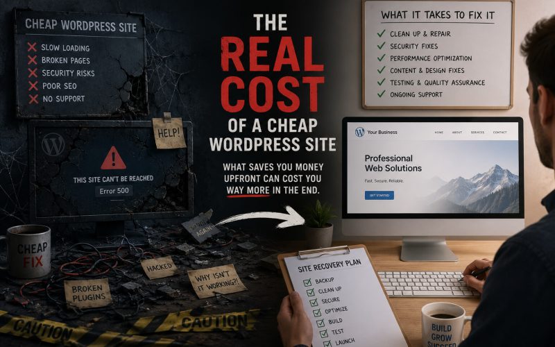 The Real Cost of a Cheap WordPress Site